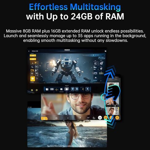 تابلت Black Shark Pad 6 بنظام تشغيل Android 14 مع تقنية 4G LTE، تابلت باللمس مقاس 11 بوصة FHD+ 90 هرتز، ذاكرة وصول عشوائي 8 جيجابايت + ذاكرة تخزين داخلية 256 جيجابايت، كاميرا خلفية 16 ميجابكسل، 8800 مللي أمبير في الساعة، واي فاي بلوتوث 5.1، ثنائي شريحة ال in Kuwait