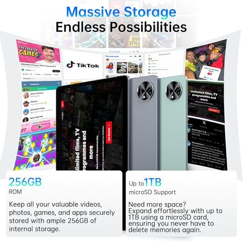 تابلت Black Shark Pad 6 بنظام تشغيل Android 14 مع تقنية 4G LTE، تابلت باللمس مقاس 11 بوصة FHD+ 90 هرتز، ذاكرة وصول عشوائي 8 جيجابايت + ذاكرة تخزين داخلية 256 جيجابايت، كاميرا خلفية 16 ميجابكسل، 8800 مللي أمبير في الساعة، واي فاي بلوتوث 5.1، ثنائي شريحة ال in Kuwait