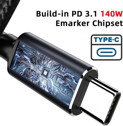 Cablecc USB-C Type C Input to DC 20V 5.5 * 2.1mm Output Power 100W 135W 140W 65W PD Charge Cable for Laptop in Saudi Arabia