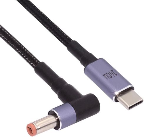 Cablecc USB-C Type C Input to DC 20V 5.5 * 2.1mm Output Power 100W 135W 140W 65W PD Charge Cable for Laptop in Saudi Arabia