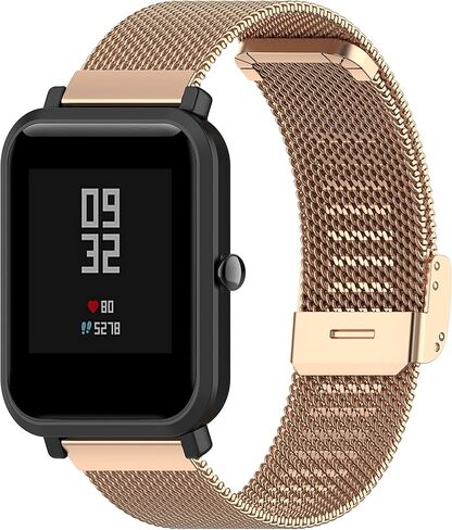 Chofit Metal Mesh Stainless Steel Loop Compatible with Fitpolo GTX12/ ENOMIR GTX12/ Tensky GTX12 Watch Band for Women&Men Wristbands Adjustable Strap Replacement Bands in Saudi Arabia