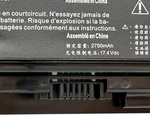 NH50BAT-4 استبدال بطارية الكمبيوتر المحمول لـ HASEE Thunderobot 911ME Clevo NH50RA NH55RCQ NH58RDQ NH70RHQ CNH5S01 6-87-NH50S-41C00 Z7-CT5NA G8-CT7NA T3 T3TI Z8 G7 CT7NA 14.4V 48.96Wh in Saudi Arabia