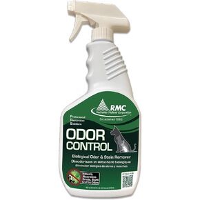 Rochester Midland PRS Stain & Odor Eliminator- 32oz, Enzyme Urine Odor Eliminator, Carpet Cleaner Spray, Fresh Lavender Fragrance for Strong Odor, Dog Pee and Cat Urine Enzyme Cleaner Destroyer