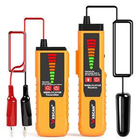 Underground Wire Locator, VXSCAN F04 Underground Wire Tracer Tone Generator Kit and Probe with Earphone, Buried Wire Locator Cable Tester for Locating Breakage Cables & Wires Dog Fence Cables