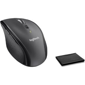 Logitech M705 Marathon Wireless Mouse – 3 Year Battery Life, Hyper-Fast Scrolling, Ergonomic Design, 7 Programmable Buttons, 1000 DPI, USB Unifying Receiver, PC, Mac, Chromebook, Bulk Packaging