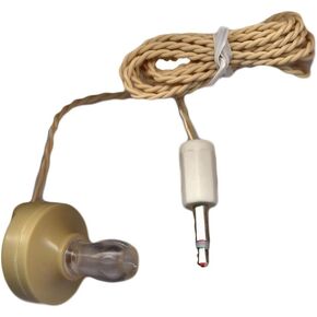 Piezo Electric Crystal Earphone Sensitive High Impedance Ceramic Ear Piece 3.5mm for Transistor Radio/Crystal Radios DIY Electronics Projects 1/8 inch Audio Jack Connector Wire Piezoelectric Element