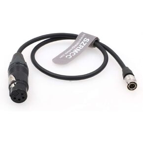 SZRMCC Hirose 4 Pin to XLR 4 Pin Power Cable for Sony F5 F55 Camera 12V to Practilite 602 Light TVlogic LVM-170A SmallHD 1303 Monitor