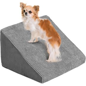 3 Pack Dog Ramps/Stairs for Stairs, Foam Pet Ramp Stairs for Any Staircase, Non-Slip Dog Pet Steps for Small Dogs, Stair Ramp for Injured Dogs and Older Cats with Anti-Slip Strip