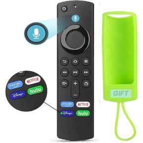 New 3rd Gen TV L5B83G Replacement Voice Remote Control, Fit for TV Lite, for AMZ Smart TVs Stick (2nd Gen and Later), Cube (1st Gen and Later), with Protective Cover Silicone Case
