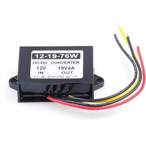 تيار مستمر 12 فولت 10-17 فولت خطوة حتى تيار مستمر 19 فولت 4A 76 واط مانعة لتسرب الماء وحدة التيار الكهربائي محول منظم الداعم in Kuwait