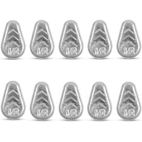 No Roll Sinker Fishing Weights Flat Inline Sinker Weights No Snag Slip Sinkers Surf Fishing Weights Fishing Gear for Catfishing Rigs Saltwater Freshwater