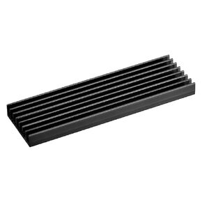 MECCANIXITY 1 Pack M.2 2280 Nvme SSD Heatsink Cooler with Thermal Pad Alloy Aluminum Heat Sink Cooling Sink for PC Laptop, 70x22x6mm, Black