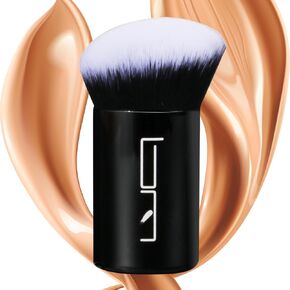Brush Master Makeup Brush Retractable Kabuki Brush Travel Powder Brush for Foundation, Blush, Bronzer, Concealer, Portable Brush Cover (Blue Foundation Brush) in Saudi Arabia
