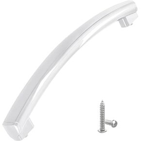 WB15X10278 AP5790517 Microwave Door Handle Replacement Compatible with General Electric GE Microwave Door Handle, Replaces 261300714902, PS8754175, 3025557-White