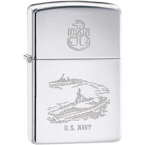 Zippo USN Navy Carrier Destroyer Military Zippo Lighter