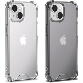 iPhone 15 Pro Max Clear Case, Transparent [Military Grade Drop Protection] Slim Shockproof Bumper, Crystal Clear