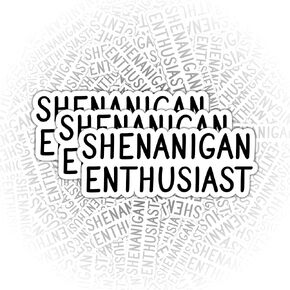 (3 قطع) ملصق Shenanigan المتحمسين مضحك ساخر 3 بوصات من الفينيل مقطوع بالقالب مقاوم للماء لجهاز الكمبيوتر المحمول زجاجة مياه جراب هاتف بهلوان Kindle قبعة صلبة اقتباس هدايا 3 بوصات in Kuwait