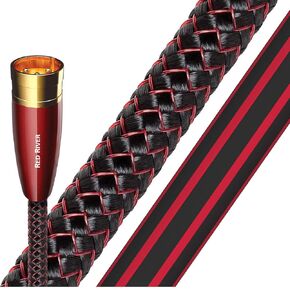 كابلات توصيل الصوت التناظرية AudioQuest Red River XLR إلى XLR - 9.84 بوصة (3 م) - زوج