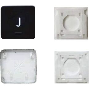 Replacement Individual AP08 Type J Key Cap and Hinges are Applicable for MacBook Pro Model A1425 A1502 A1398 for MacBook Air Model A1369/A1466 A1370/A1465 Keyboard to Replace The J Key Cap and Hinge