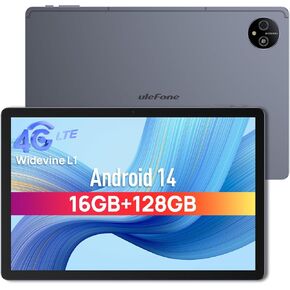 Ulefone Tab A11 Pro Android 14 Tablet, Octa-Core 16GB+128GB/1TB Expansion, 11" FHD+ Display, 8800 mAh Battery, 16MP+8MP, Dual 4G LTE & WiFi 6, Quad Speaker, Widevine L1, Split Screen, Face Unlock, GPS