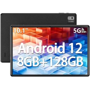 SGIN Tablet, 10 Inch Android 12 Tablets Computer 8GB RAM 128GB ROM with MTK Octa-Core 2.0Ghz Processor, 1280 * 800 HD IPS Srceen, 5MP+8MP Camera, WiFi, Bluetooth, 6000mAh in Kuwait