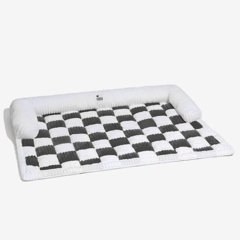 Pet Couch Covers for Sofa, 47.24"×37.4" Large Dogs Bed Mat for Sofa Couch Furniture Protector Cream Square Plaid Cozy Dog Couch Cover, Black Checkered, X-Large in Saudi Arabia