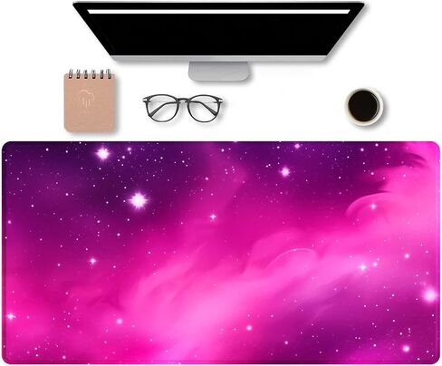 Large Extended Gaming Mouse Pad with Stitched Edges,Black 3D Design XL Desk Pad Mouse Pads for Desk,Waterproof Computer Keyboard Mat Mousepad with Non-Slip Base for Esports Pros/Gamer/Desktop/Office in Saudi Arabia