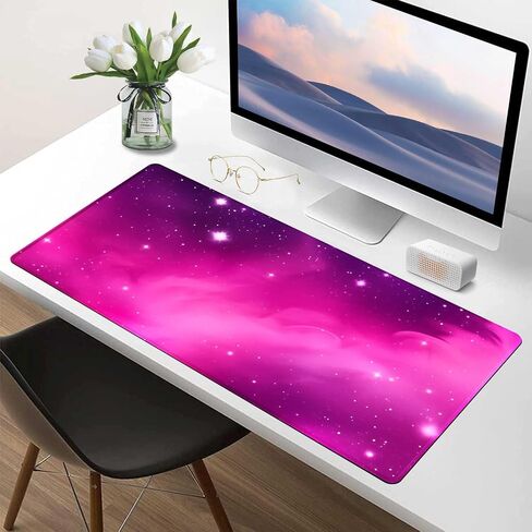 Large Extended Gaming Mouse Pad with Stitched Edges,Black 3D Design XL Desk Pad Mouse Pads for Desk,Waterproof Computer Keyboard Mat Mousepad with Non-Slip Base for Esports Pros/Gamer/Desktop/Office in Saudi Arabia