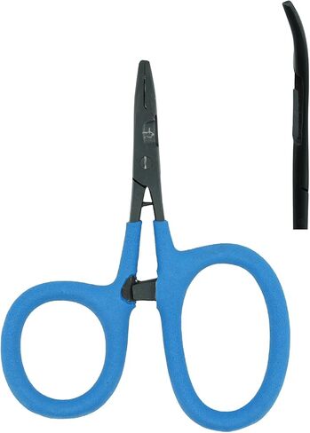 Kingfisher Soft Grip Scissor Clamp Forcept Hemostat for Fly Fishing Hook Removal in Saudi Arabia
