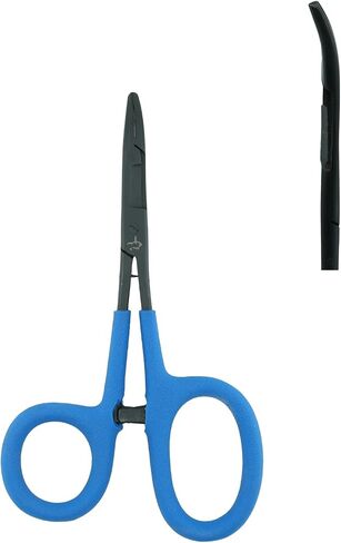 Kingfisher Soft Grip Scissor Clamp Forcept Hemostat for Fly Fishing Hook Removal in Saudi Arabia