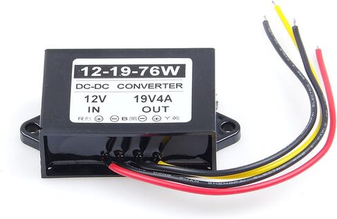 تيار مستمر 12 فولت 10-17 فولت خطوة حتى تيار مستمر 19 فولت 4A 76 واط مانعة لتسرب الماء وحدة التيار الكهربائي محول منظم الداعم in Kuwait