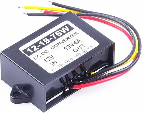 تيار مستمر 12 فولت 10-17 فولت خطوة حتى تيار مستمر 19 فولت 4A 76 واط مانعة لتسرب الماء وحدة التيار الكهربائي محول منظم الداعم in Kuwait