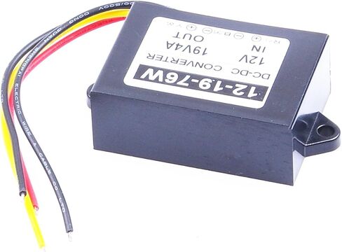 تيار مستمر 12 فولت 10-17 فولت خطوة حتى تيار مستمر 19 فولت 4A 76 واط مانعة لتسرب الماء وحدة التيار الكهربائي محول منظم الداعم in Kuwait