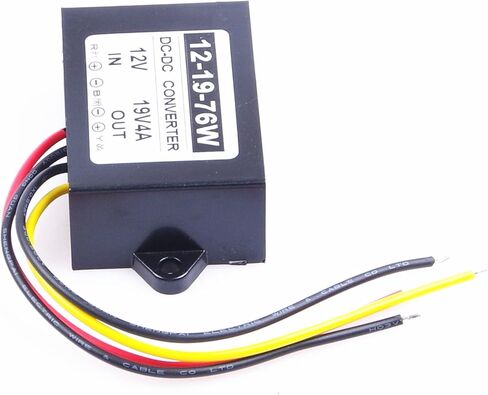 تيار مستمر 12 فولت 10-17 فولت خطوة حتى تيار مستمر 19 فولت 4A 76 واط مانعة لتسرب الماء وحدة التيار الكهربائي محول منظم الداعم in Kuwait