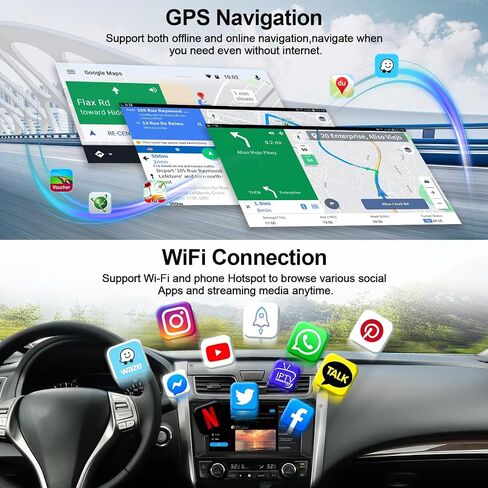 4G+64G 8-Core ستيريو سيارة لـ 2013-2018 Nissan Altima Radio مع CarPlay اللاسلكي Android Auto Android 13 راديو 9 بوصة IPS شاشة لمس راديو السيارة مع DSP GPS FM بلوتوث 5.0 AHD وحدة رأس الكاميرا الاحتياطية in Saudi Arabia