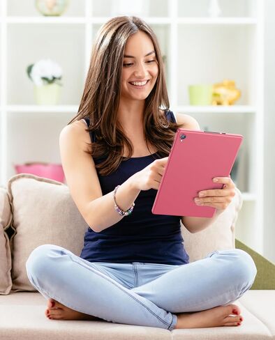 تابلت أندرويد 12 مقاس 10.1 بوصة، ذاكرة وصول عشوائي 32 جيجابايت وبطاقة SD سعة 256 جيجابايت قابلة للتوسيع، بطارية 6000 مللي أمبير في الساعة، واي فاي 2.4 جيجا، شاشة لمس IPS HD مزدوجة الكاميرا، جهاز لوحي أندرويد (وردي) in Saudi Arabia