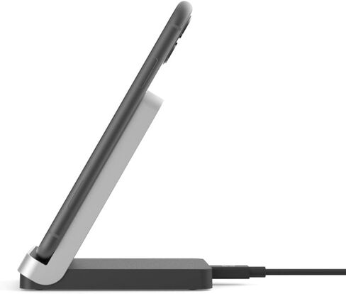 لوحة شحن لاسلكية سريعة PureGear 10W مع مسند، حامل شحن لاسلكي معتمد من Qi لأجهزة iPhone 11، 11 Pro، 11 Pro Max، SE،Xs Max، XR،XS، Galaxy S22، S21، S20، S10، S9 والمزيد من الأجهزة التي تدعم Qi in Kuwait