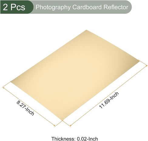YOKIVE 2Pcs Photography Cardboard Reflector, Light Board Diffuser Background | for Product Studio Photo Shooting (Black, 12"x8") in Kuwait