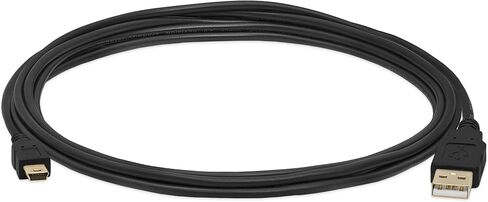 Cmple - 6ft Mini USB Cable USB A to Mini B Data Transfer USB Charging Cable 5 Pin Mini USB to USB Male to Male Cable for PC, Laptop, Car Dash Cam, Digital Camera - Black in Saudi Arabia