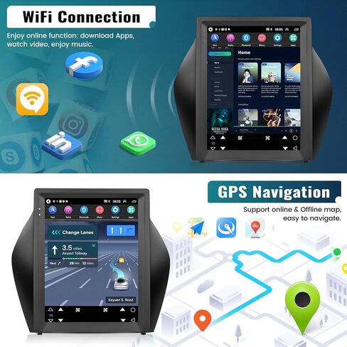 UNITOPSCI 1G+32G Android 13 Car Stereo Radio for Hyundai ix35 Tucson 2010-2015 GPS Navigation Head Unit Bluetooth 9.7 Inch Vertical Touch Screen WiFi Mirror Link FM/RDS Radio SWC + Backup Camera Mic in Saudi Arabia