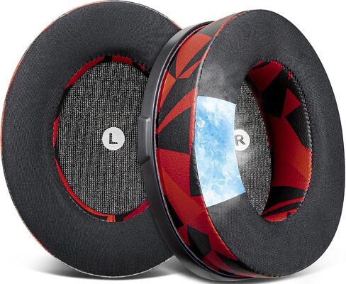 SOULWIT Cooling-Gel Replacement Earpads for Audeze Penrose/Penrose X/Mobius, Ear Pads for HyperX Cloud Orbit/Orbit S Headphones, Cushions with Durable Ice Silk Fabric, Noise Isolation Foam-Black in Saudi Arabia