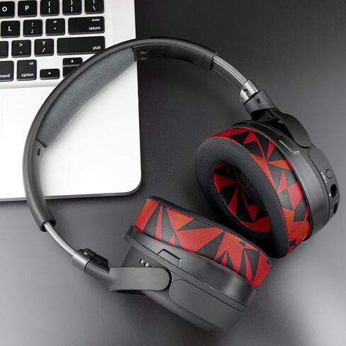SOULWIT Cooling-Gel Replacement Earpads for Audeze Penrose/Penrose X/Mobius, Ear Pads for HyperX Cloud Orbit/Orbit S Headphones, Cushions with Durable Ice Silk Fabric, Noise Isolation Foam-Black in Saudi Arabia