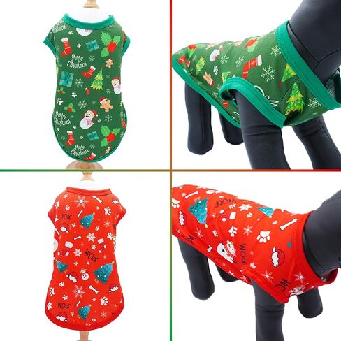 Easter Dog Shirts for XS Small Dog Girl Boy Male Female Cat Doggie Puppy Sleeveless Tank Top Tee Vest T Shirts Outfit Pack 2 in Kuwait