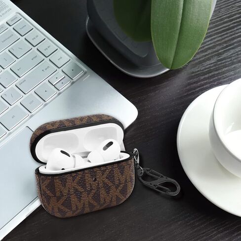 غطاء حافظة AirPods Pro مع سلسلة مفاتيح، غطاء حماية فاخر ممتص للصدمات من Airpods Pro لحافظة الشحن اللاسلكي AirPods Pro، إضاءة أمامية مرئية باللون الأخضر الصنوبري in Saudi Arabia