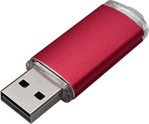 10 عبوات من محركات أقراص فلاش USB سعة 2 جيجابايت، حزمة محركات أقراص فلاش USB 2 جيجابايت، USB 2.0، عصا ذاكرة USB - أحمر in Saudi Arabia