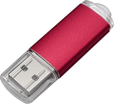 10 عبوات من محركات أقراص فلاش USB سعة 2 جيجابايت، حزمة محركات أقراص فلاش USB 2 جيجابايت، USB 2.0، عصا ذاكرة USB - أحمر in Saudi Arabia