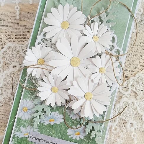 Flower&Leave Metal Cutting Die for Scrapbooking - Durable, Cut Stencils for DIY Scrapbook Photo Album Decorative Paper Card, Card Making Supplies, Embossing, Stencils & Crafting Die Cut in Saudi Arabia