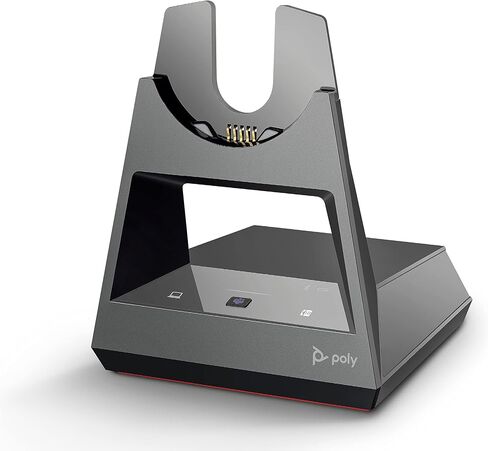 Poly Voyager Office Base, for Focus 2 and 4300 UC Series Headsets, PC/Mac, Deskphone and Phone Connectivity in Saudi Arabia
