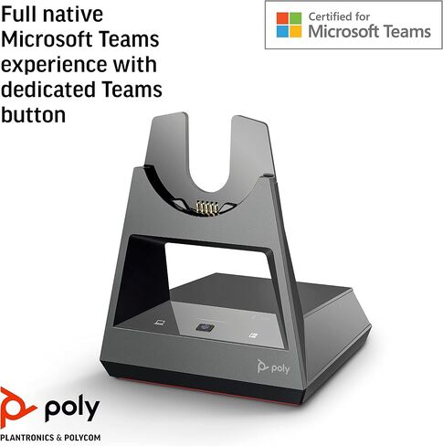 Poly Voyager Office Base, for Focus 2 and 4300 UC Series Headsets, PC/Mac, Deskphone and Phone Connectivity in Saudi Arabia