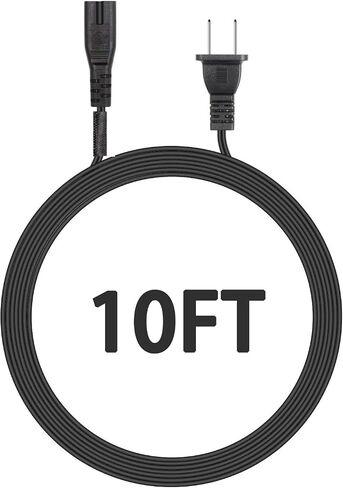 Power Cable LG TV Cord for LG TV 24" 28" 32" 40" 43" 48" 49" 50" 55" 60" 65" 75" 80" 85" LCD HD Smart 4K TV 2 Prong AC Power Cable, 43LH570A 55UH6090 55LH575A 55UH6030 32LH500B Charging Cable (6FT) in Kuwait